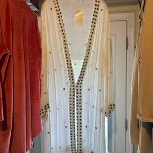 Soft Surroundings Elegant Duster - White - Size 2X  BRAND NEW w/TAGS